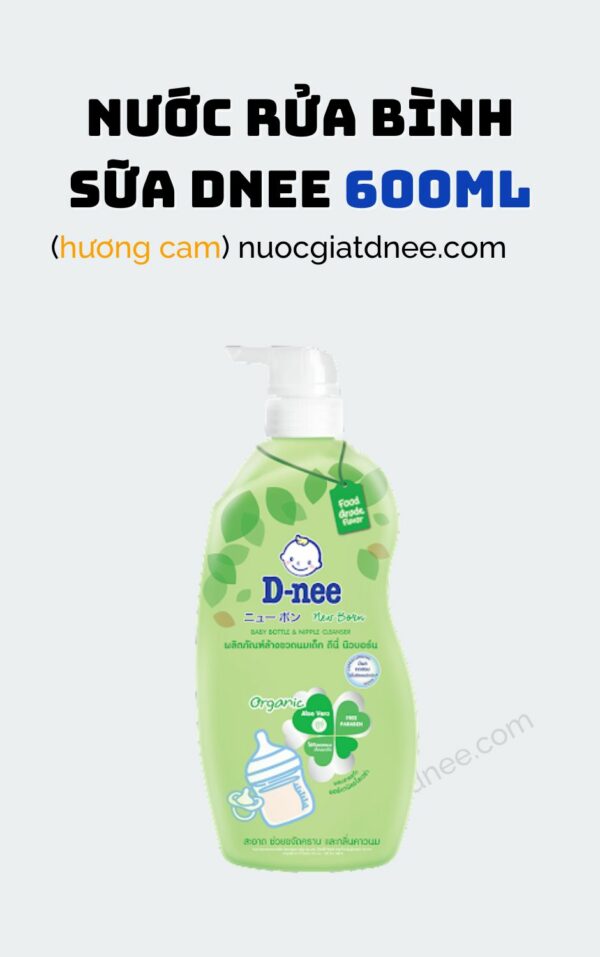 Nước rửa bình sữa Dnee 600ml