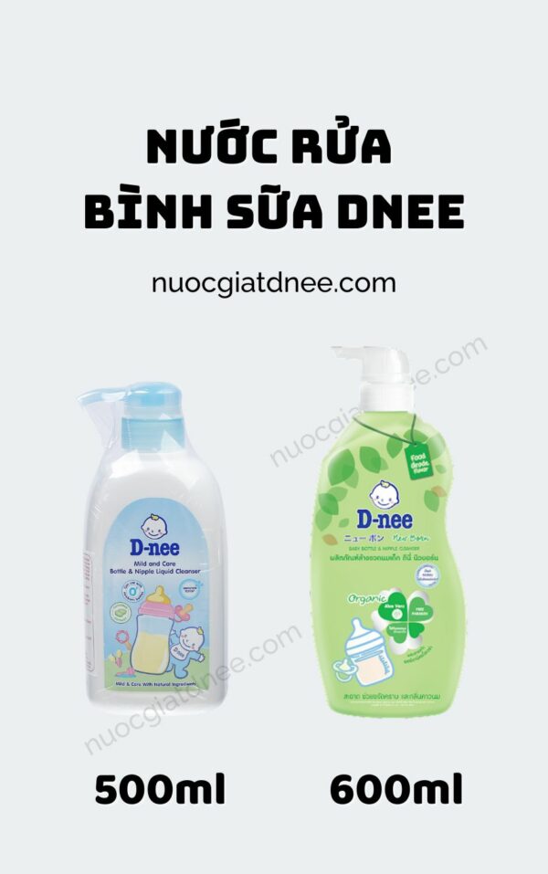 Nước rửa bình sữa Dnee