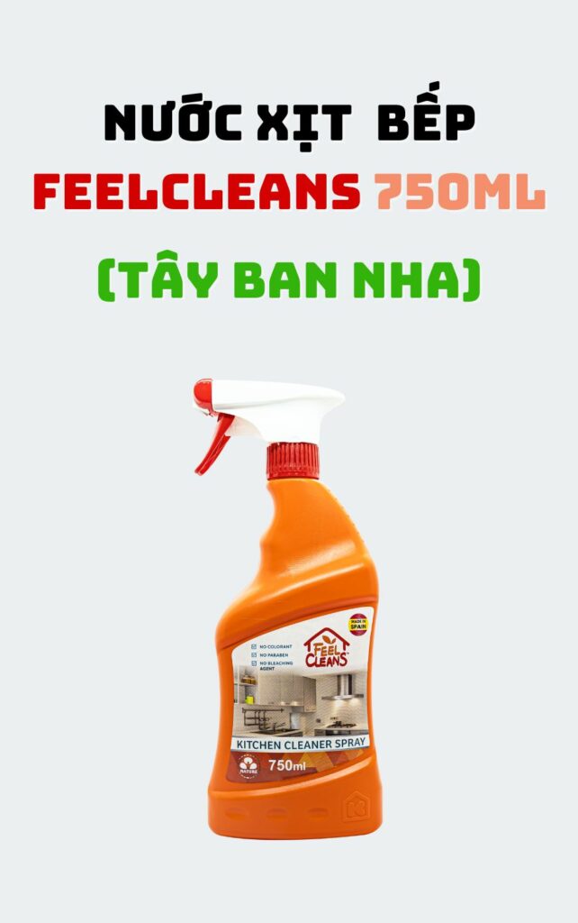 nước xịt bếp feelcleans 750ml